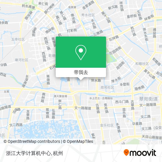 浙江大学计算机中心地图