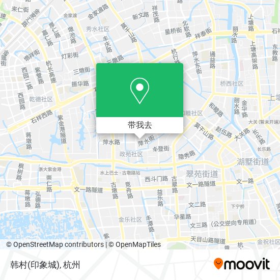 韩村(印象城)地图