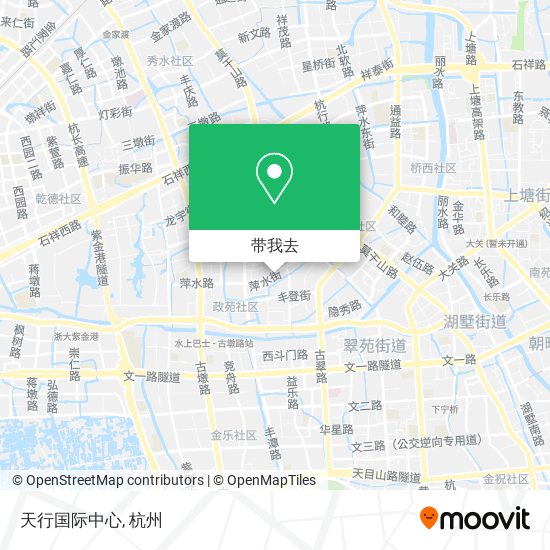 天行国际中心地图
