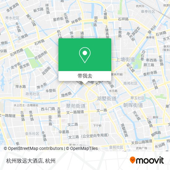 杭州致远大酒店地图