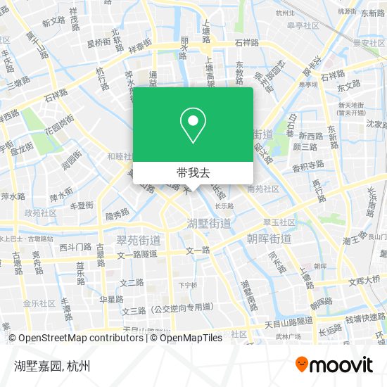湖墅嘉园地图