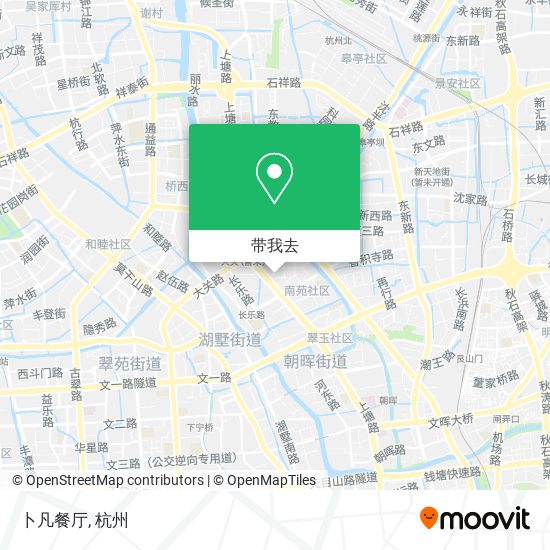 卜凡餐厅地图