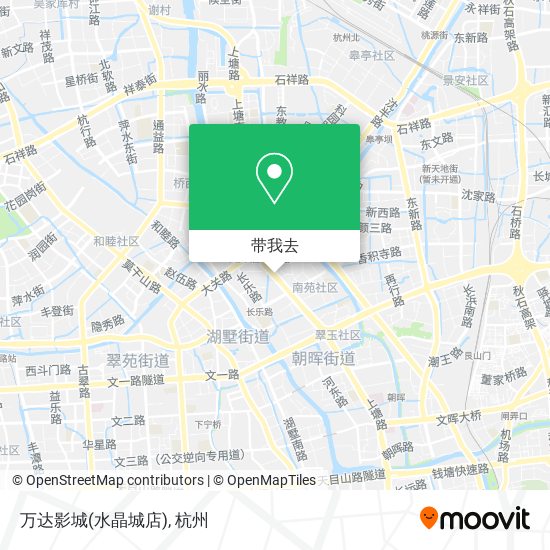 万达影城(水晶城店)地图