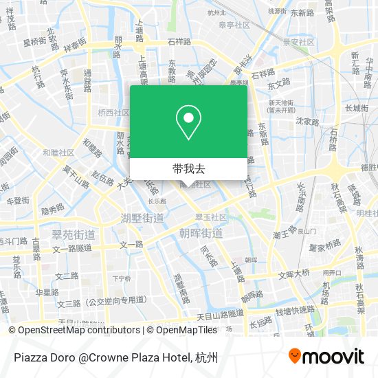 Piazza Doro @Crowne Plaza Hotel地图