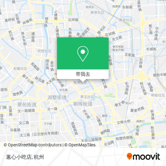 蕙心小吃店地图