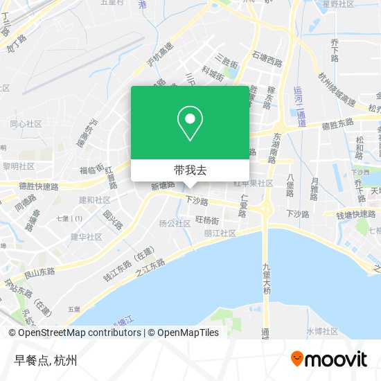 早餐点地图