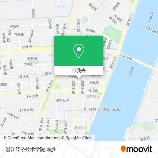 浙江经济技术学院地图