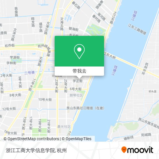 浙江工商大学信息学院地图