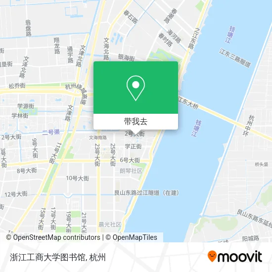 浙江工商大学图书馆地图