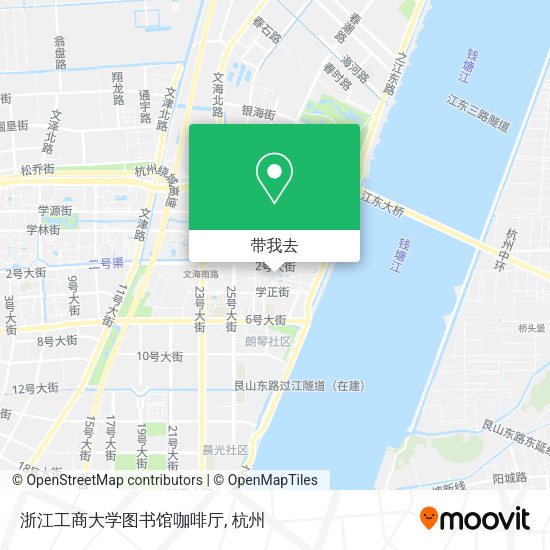 浙江工商大学图书馆咖啡厅地图