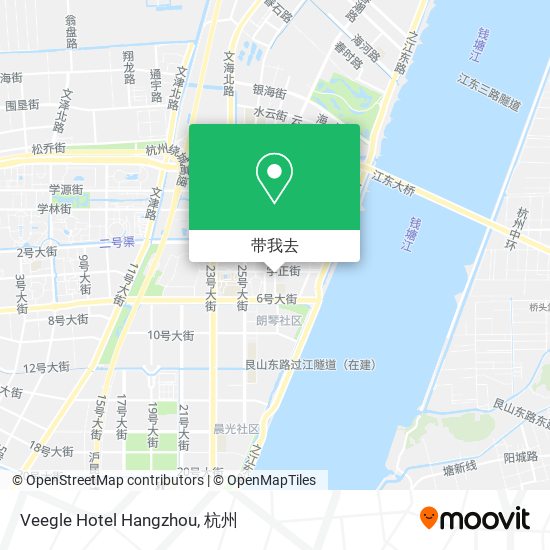 Veegle Hotel Hangzhou地图