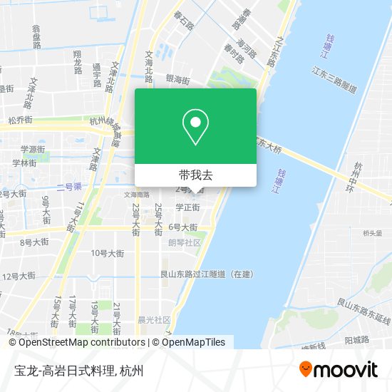 宝龙-高岩日式料理地图