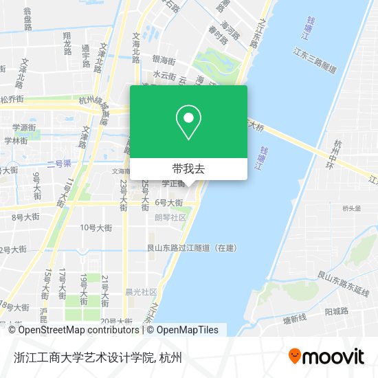 浙江工商大学艺术设计学院地图