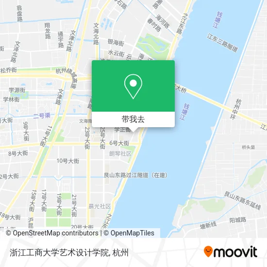 浙江工商大学艺术设计学院地图