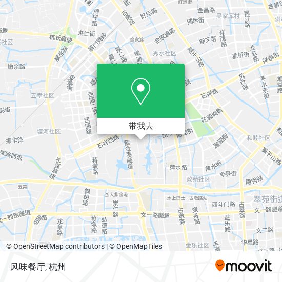 风味餐厅地图