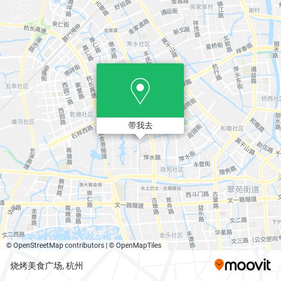 烧烤美食广场地图