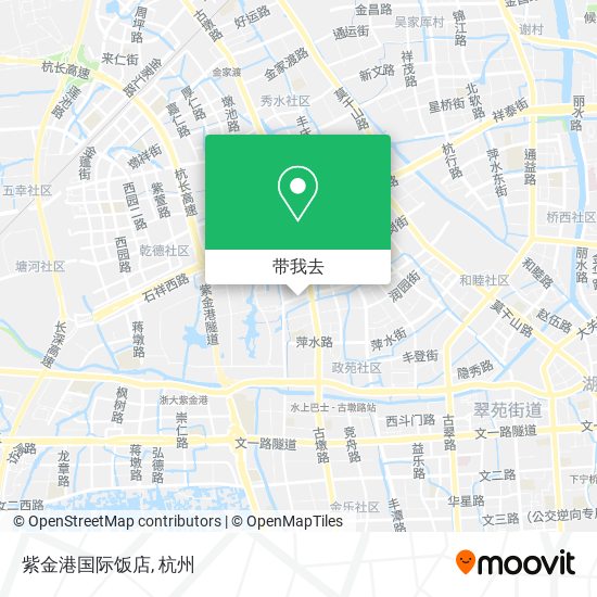 紫金港国际饭店地图
