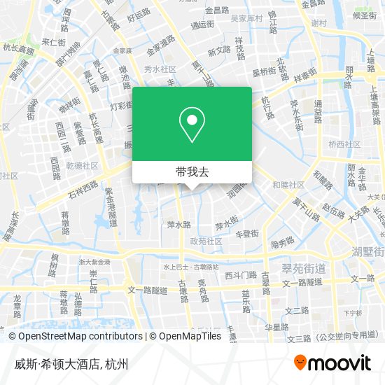 威斯·希顿大酒店地图