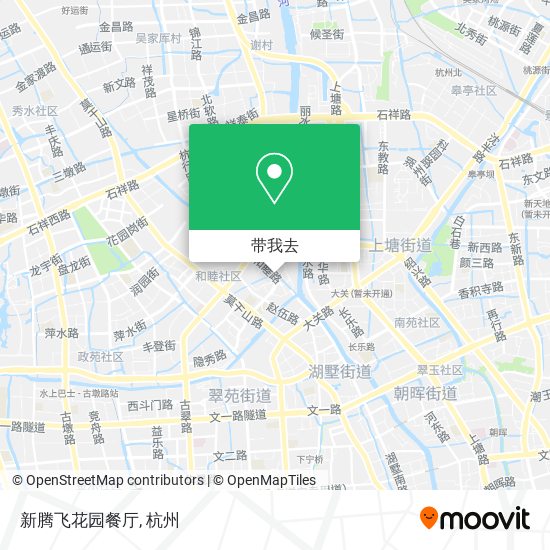 新腾飞花园餐厅地图