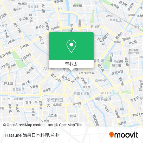 Hatsune 隐泉日本料理地图