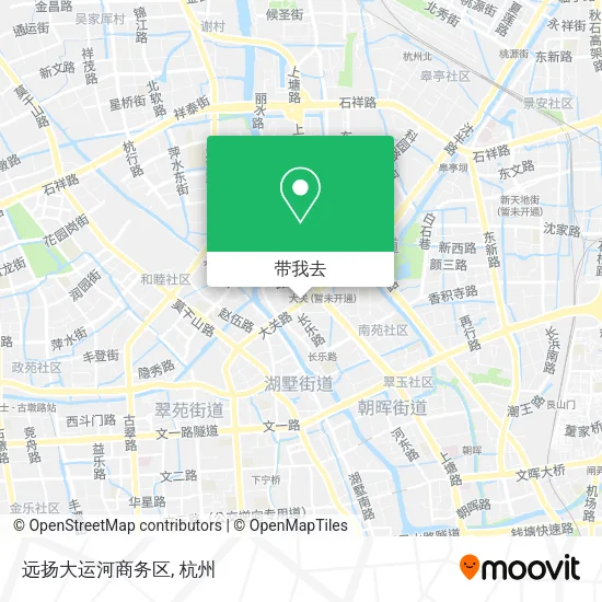 远扬大运河商务区地图