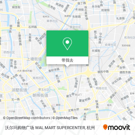 沃尔玛购物广场 WAL MART SUPERCENTER地图