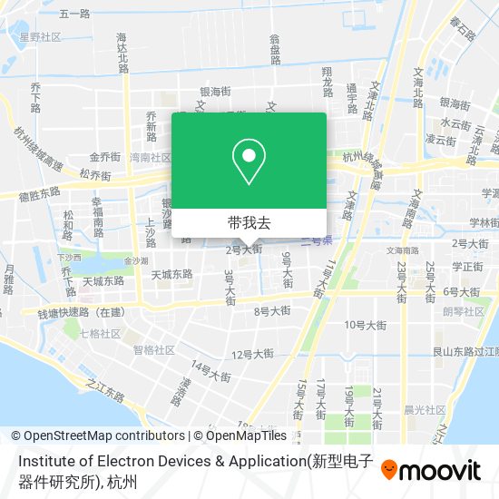 Institute of Electron Devices & Application(新型电子器件研究所)地图