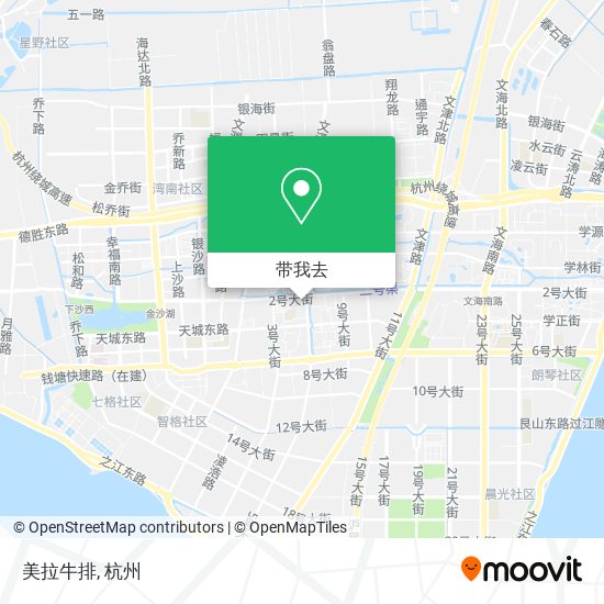 美拉牛排地图