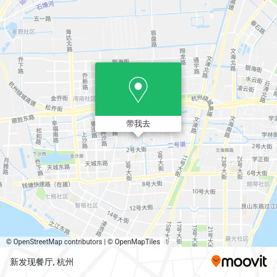 新发现餐厅地图
