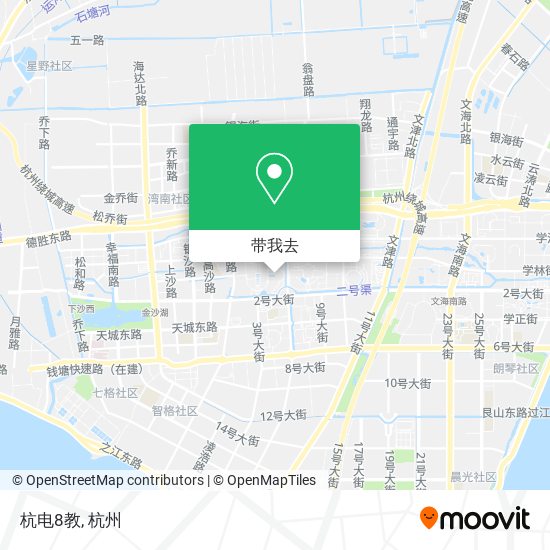 杭电8教地图