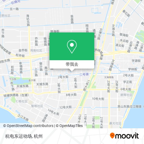 杭电东运动场地图