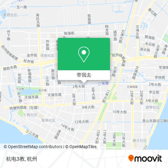 杭电3教地图