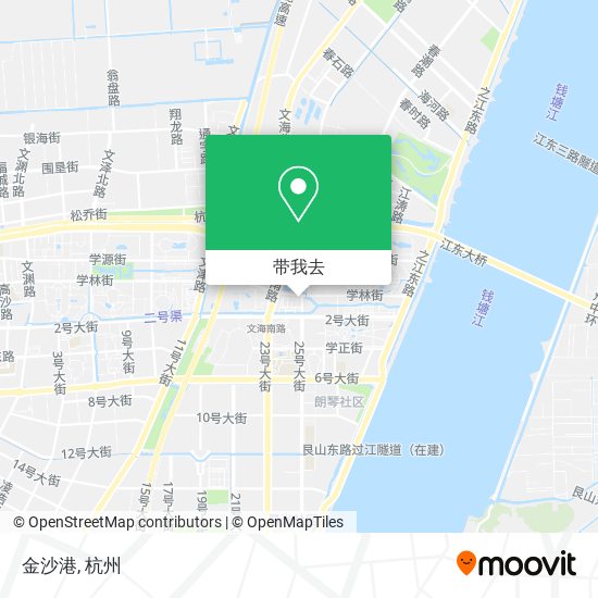 金沙港地图