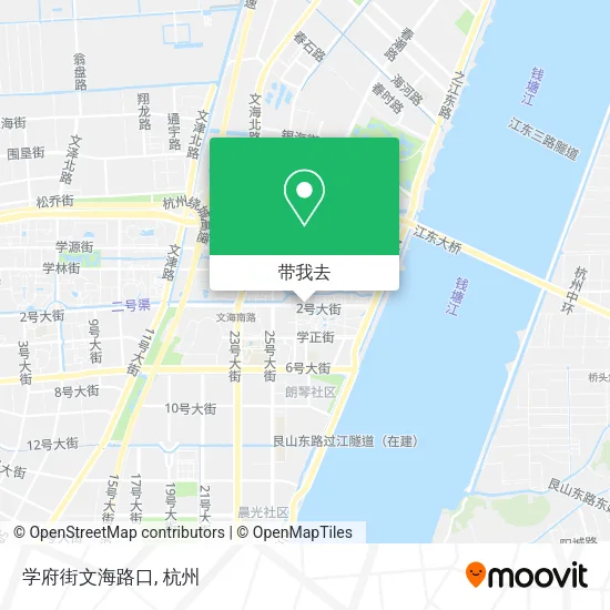 学府街文海路口地图