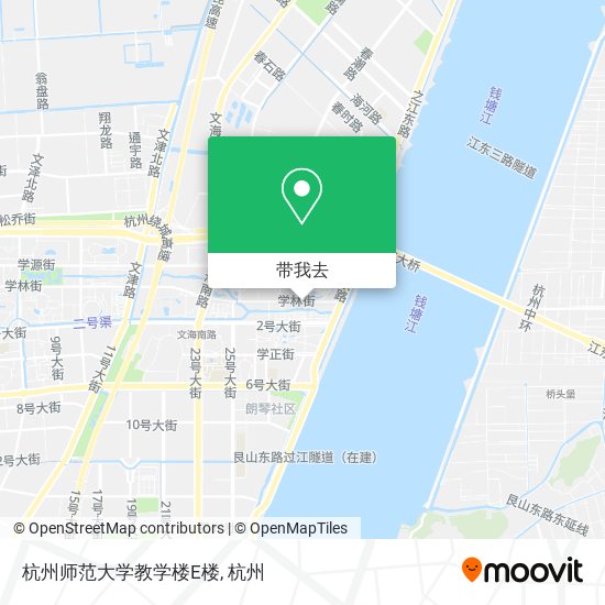 杭州师范大学教学楼E楼地图
