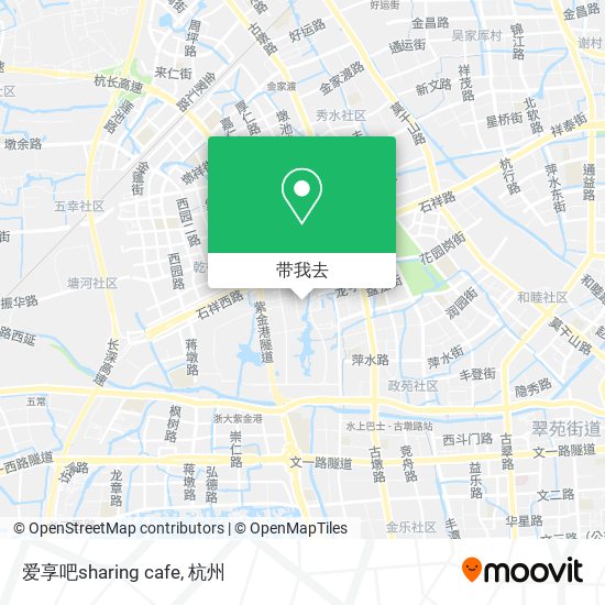 爱享吧sharing cafe地图