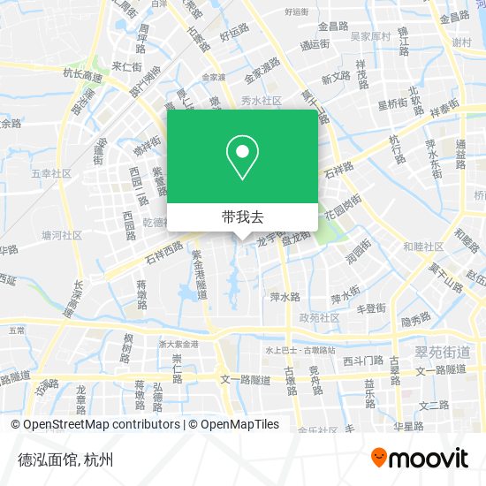 德泓面馆地图
