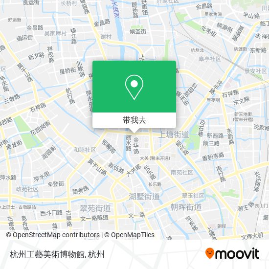 杭州工藝美術博物館地图