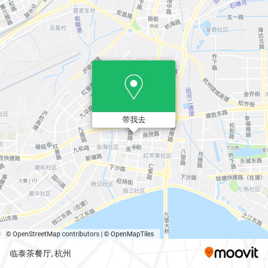 临泰茶餐厅地图