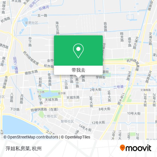 萍姐私房菜地图