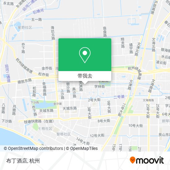 布丁酒店地图
