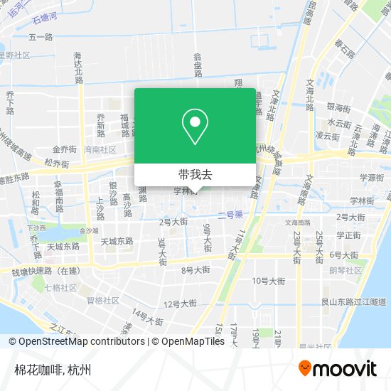 棉花咖啡地图