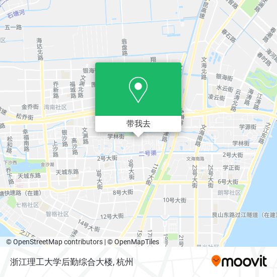 浙江理工大学后勤综合大楼地图