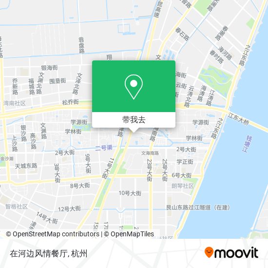 在河边风情餐厅地图