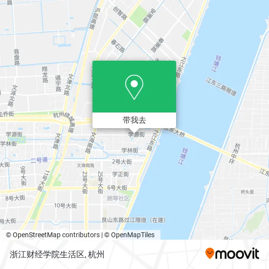 浙江财经学院生活区地图