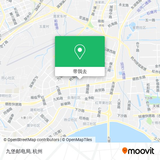 九堡邮电局地图