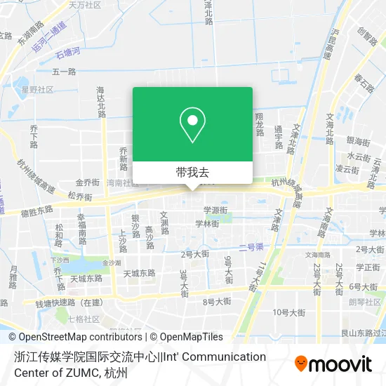 浙江传媒学院国际交流中心||Int' Communication Center of ZUMC地图