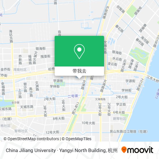 China Jiliang University · Yangyi North Building地图