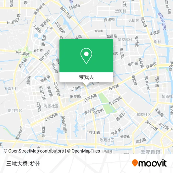 三墩大桥地图