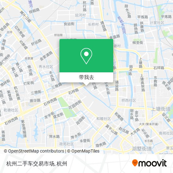 杭州二手车交易市场地图